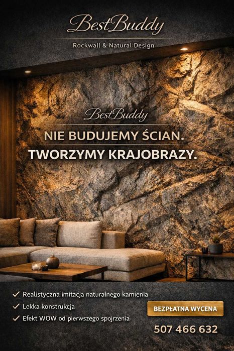 Ściany Dekoracyjne Rock Wall